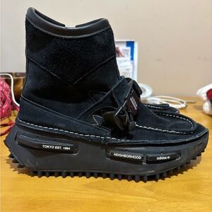 Adidas Neighborhood Black High-Top Boots